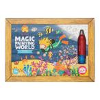 水で浮き出るマジックペイント 海の仲間たち　水 浮き出る イラスト ぬりえ 遊び 男の子 女の子 みんなで 専用 ペンシル 浮かび上がる ペイント カード トライブ