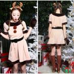 ショッピングコスチューム トナカイ コスプレ コスチューム 鹿 衣装 大人用 レディースセクシー サンタ セット クリスマス コスチューム