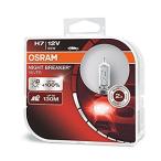 特別価格OSRAM NIGHT BREAKER SILVER H7、+ 100％高輝度、ハロゲンヘッドランプ、64210NBS-HCB、12V、乗用車、デュオ好評販売中