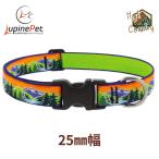  одним движением ошейник *S размер *25mm ширина высокий Country рисунок 30-50cm LUPINEru сосна America производства легкий крепкий средний собака * большой собака 