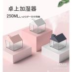 加湿器 卓上 超音波式加湿器 七色LEDライト 250ML大容量 オフィス 静音ミニ加湿器 除菌 大容量 持ち運び便利 空焚き防止 超音波式 おしゃれ プレゼント