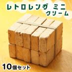 お庭やお部屋をお洒落に！！花壇に置くだけ！ レトロレンガ ミニ (10個セット, クリーム) ミニブリック おしゃれ 花壇用 レンガ セット 置くだけ 花壇　煉瓦