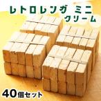 ショッピングレンガ お庭やお部屋をお洒落に！！花壇に置くだけ！ レトロレンガ ミニ (40個セット, クリーム) ミニブリック おしゃれ 花壇用 レンガ セット 置くだけ 花壇　煉瓦