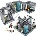 LEGOレゴ互換品 ミニフィグ付き 悪の科学者 研究者 実験 バイオ 研究所 ラボ 秘密基地 ブロック 知育 手作り おもちゃ子供 男の子 誕生日 クリスマス プレゼント