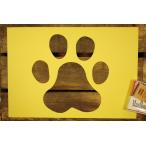  собака. пара следы stencil покраска выкройки *..... собака ... очень большой 1 шт [ большой ]