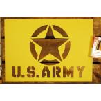 U.S.ARMY ステンシル 型紙  ◆ アーミー アメリカ 陸軍 ミリタリー 塗装 【大】