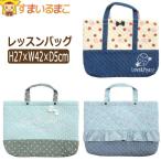 女の子 切替柄033 キルトレッスンバッグ いちご チェリー ドット b0452