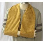  браслет-фиксатор для рукавов треугольник ширина хлопок ткань полька-дот день мир горчица Karashi цвет земля AB-C54.. средний последующий одна сторона лен .. рука .. треугольник ширина 