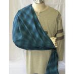 アームスリング   腕つり   三角巾　綿生地　ブルー色地　　AS-C46　脳卒中後の片麻痺の腕をサポート（介護用品）