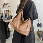 リュック レディース ショルダーバッグ 3way バッグ PU レザー A4 トートバッグ 通学バッグ 大人 大容量 大きめ 外ポケット きれいめ カバン 多収納 肩掛け
