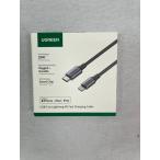 【中古品】【即日発送】【送料無料】UGREEN USB-C Lightningケーブル 1M　急速充電 ライトニングケーブル 高耐久 ナイロン編み