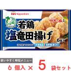 [冷凍] 日本ハム 若鶏塩竜田揚げ 6個入×5袋