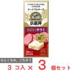 [冷蔵] 小岩井乳業 小岩井 オードブルチーズ[米沢牛入りサラミ] 42g×3個