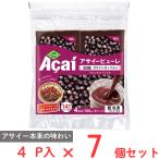 [ рефрижератор ] полный ta полный ta асаи пюре (. сахар galana сироп ввод ) (100gX4 еда входить )×7 шт 