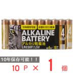 アルカリ乾電池レギュラー　単4　10P 日用品 ノンフード