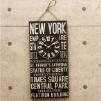 壁掛時計 Antique Clock BUS ROLL SIGN レトロ アンティーククロック バスロールサイン NEW YORK