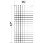 ���C���[�l�b�g450�~900mm�X�e�����X