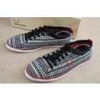 爆買 フレッドペリー B3226 ハラム フェアアイルニット 102 BLACK / HALLAM FAIRISLE KNIT メンズ カジュアル ローカット スニーカー ブラック 月桂樹 靴