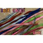 ポップシューレース ウェーブ 120cm 約8mm / POP SHOE LACES WAVE 紐 柄 ストライプ 靴紐