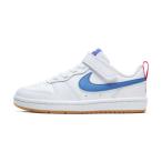 ナイキ NIKE スニーカー キッズ ジュニア コート バーロウ ロー 2 PSV ホワイト/ユニバーシティレッド/ガムライトブラウン/パシフィックブルー BQ5451-109