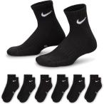 ショッピングソックス ナイキ 靴下 6P Dri-FIT エブリデイ ソックス クッション アンクル ジュニア レディース 通気性 速乾性 6足セット アパレル 6足組 SX6912