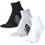 ショッピング靴下 ニューバランス 靴下 ミッドレングス3Pソックス ショート ロゴ ワンポイント スポーツ ユニセックス メンズ レディース 3足セット アパレル 3足組 AS7 白 灰