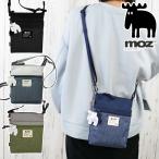 モズ スマホショルダー ショルダーバッグ ポシェット レディース サコッシュ 斜め掛け 外せる ポーチ A5可 5ポケット バイカラー おしゃれ ストラップ 北欧 BAG