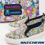 スケッチャーズ スリッポン レディース tokidoki コラボモデル ポピーグルービーデイ ローカット 177987 マルチ 総柄