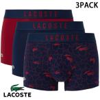 ラコステ 3枚組 アンダーウェア メンズ バレンタインエディション ストレッチコットントランクショーツ 3P パンツ 下着 ボクサーパンツ インナー