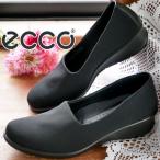 ショッピングウェッジソール エコー レディース スリッポン 靴 フェリシア フラットシューズ ウェッジソール 217043 51052 ブラック/ブラック 黒 シンプル