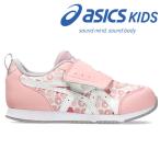 アシックス キッズ スクスク スニーカー 女の子 kids アイダホ ミニ KT-ES G 3 すくすく ジュニア ベルクロ ローカット キッズシューズ 抗菌 消臭 花柄 1144A444