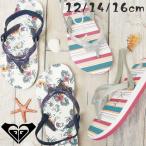  Roxy ROXY девочка ребенок обувь Kids детские сандалии TW FIFI II пляжные шлепанцы Be солнечный тонг-сандалии low каблук ламе лента AROL100003