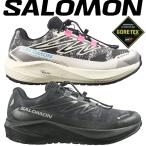 サロモン 防水 スニーカー レディース エアロ フロー グラベル GTX W ゴアテックス 滑りにくい トレイルランニングシューズ ローカット ハイキング L4925620023