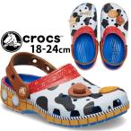 ショッピングジビッツ 爆買 クロックス クロッグサンダル ジュニア 男の子 トイストーリー ウッディ クラシッククロッグ k サボサンダル アクアサンダル 209461 4GX ジーン 前ふさがり