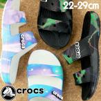 クロックス crocs メンズ レディース サンダル アウト オブ ディス ワールドサンダル コンフォートサンダル 207248 0GZ ブラック/ライトニングボルト 90H マルチ