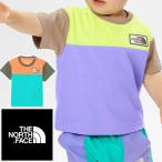 ショッピングNTB ザ・ノースフェイストップス Tシャツ キッズ ベビー NTB32338 ショートスリーブTNFグランドティー ベビーウエア ベビー服 半袖 肩ボタン 赤ちゃん ベイビー 服