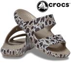 クロックス crocs スライドサンダル 靴 メンズ レディース クラシック アニマル プリント サンダル シャワーサンダル 208614-2BY