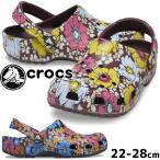 ショッピングクロックス クロックス crocs 靴 サンダル レディース メンズ クラシック レトロ フローラル クロッグ サボサンダルコンフォート 208954 履きやすい