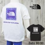 ザ・ノース・フェイス Tシャツ 半袖 ベビー 男の子 女の子 NTB32546 ショートスリーブバンダナスクエアロゴティー 子供服 ティーシャツ キッズ 出産祝い ウェア