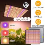 植物育成ライト LED パネル 500個LED 屋内 屋外用 フルスペクトル 観葉植物 多肉植物 室内園芸 植物ライト 600W相当 ソーラー led 水草栽培 野菜工場