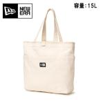 NEWERA ニューエラ ユーティリティー キャンバストートバッグ 15L ボックスロゴ アイボリー 14521298【 アウトドア キャンバス ショルダーバッグ 2Way 買い物 】