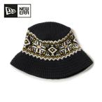 ショッピングノルディック NEWERA ニューエラ ニットバケット Powered by GORO NAKATSUGAWA(MIN-NANO) ノルディック ブラック 14703366【 ハット 帽子 バケハ 】【メール便・代引不可】