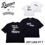 ショッピングダナー DANNER×ULTRA HEAVY×SHELTECH ダナー×ウルトラヘビー×シェルテック DOT LOGO PT T ドットロゴPT T 25SS-UH02【 コラボ トップス 半袖 Tシャツ アウトドア 】