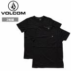 ショッピングvolcom VOLCOM ボルコム Solid Emb Short Sleeve 2Pack ソリッドEmbショートスリーブ2Pack AF5119G6 【 トップス 半袖 Tシャツ 綿 コットン アウトドア 】