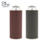 C&amp;C.P.H.EQUIPEMENT シーアンドシーピーエイチイクイップメント CB缶COVER (Olive Oil Leather) CEV1927 【カバー/ケース/キャンプ】【メール便・代引不可】