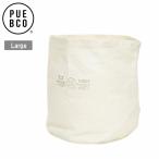 PUEBCOpebkoCANVAS POT COVER Large парусина стеганый чехол Large Off White 105178 [ место хранения горшок декоративное растение смешанные товары интерьер ][ почтовая доставка * оплата при получении не возможно ]