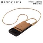 ショッピングバンド BANDOLIER バンドリヤー スマホショルダー iPhone17 17Pro 17Pro Max スマホケース リリー タン メンズ レディース ブラウン 14LIL
