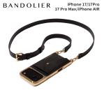 ショッピングスマホショルダー BANDOLIER バンドリヤー スマホショルダー iPhone17 17Pro 17Pro Max スマホケース アイフォン ヘイリー クローム メンズ レディース ブラック 黒 86HAI