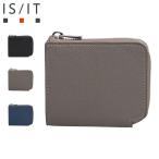 IS/IT イズイット 財布 二つ折り財布 ダッチ メンズ レディース 牛革 本革 軽量 コンパクト ブラック グレー ネイビー 黒 977602