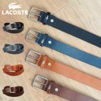 ラコステ LACOSTE ベルト レザー メンズ 本革 BELT ブラック ネイビー ブラウン 黒 LB82580